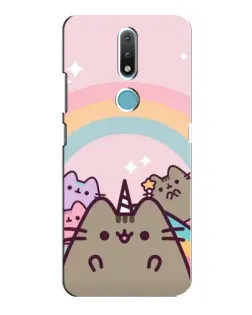 Чохол для Nokia 2.4 з картинкою «Єдиноріг Pusheen»