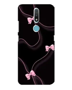 Чохол для Nokia 2.4 з картинкою «Рожеві стрічки»