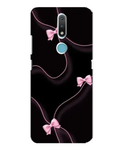 Чохол для Nokia 2.4 з картинкою «Рожеві стрічки»