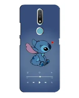 Чехол для Nokia 2.4 с картинкой «Музыкальный Stitch»
