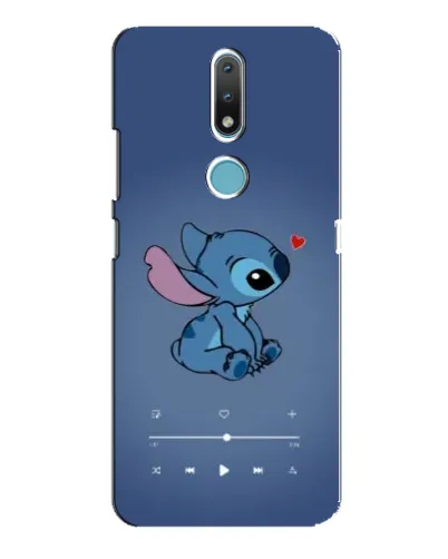 Чехол для Nokia 2.4 с картинкой «Музыкальный Stitch»