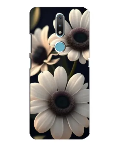 Чехол для Nokia 2.4 с картинкой «Белые маргаритки макро» Чехол для Nokia 2.4 с картинкой «Белые маргаритки макро»