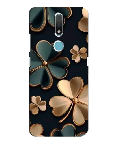 Чехол для Nokia 2.4 с картинкой «Клевер в золоте» Чехол для Nokia 2.4 с картинкой «Клевер в золоте»