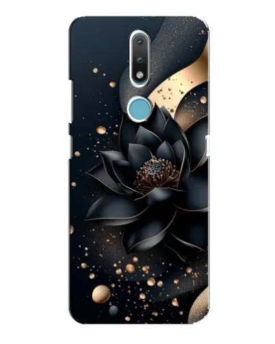 Чехол для Nokia 2.4 с картинкой «Черный лотос» Чехол для Nokia 2.4 с картинкой «Черный лотос»