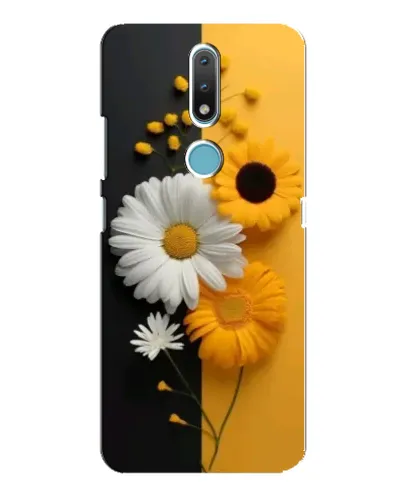 Чехол для Nokia 2.4 с картинкой «Подсолнух и ромашка» Чехол для Nokia 2.4 с картинкой «Подсолнух и ромашка»