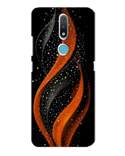 Чохол для Nokia 2.4 з картинкою «Вогняна зоряна хвиля»