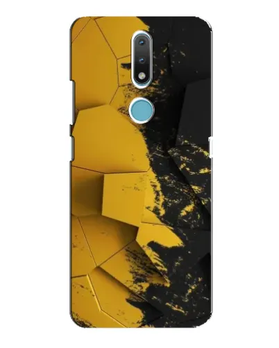 Чохол для Nokia 2.4 з картинкою «Золоті уламки геометрії»