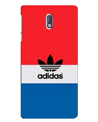 Чехол для Nokia 3.1 с картинкой «Ретро блоки Adidas»