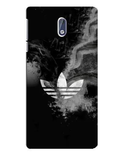 Чехол для Nokia 3.1 с картинкой «Абстрактный дым Adidas»