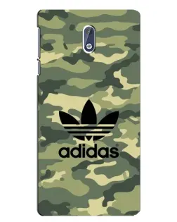 Чехол для Nokia 3.1 с картинкой «Милитари стиль Adidas»