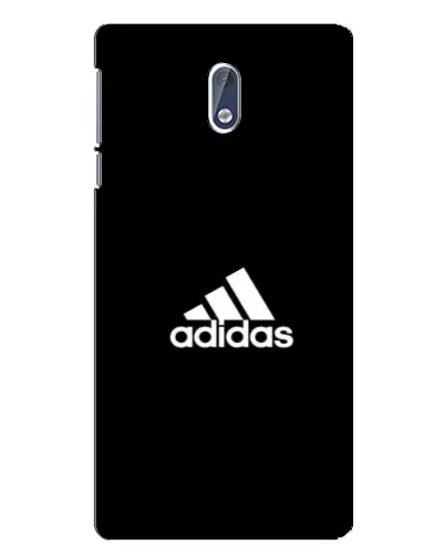 Чехол для Nokia 3.1 с картинкой «Черная классика Adidas»