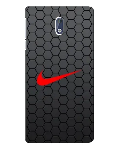 Чехол для Nokia 3.1 с картинкой «Nike — карбоновая сетка»