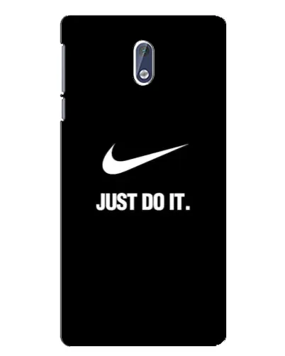 Чехол для Nokia 3.1 с картинкой «Классический принт Nike»