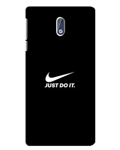 Чехол для Nokia 3.1 с картинкой «Минимализм от Nike»