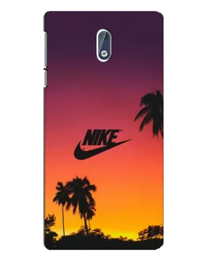 Чехол для Nokia 3.1 с картинкой «Nike на закате солнца»
