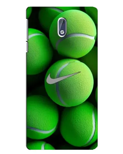 Чехол для Nokia 3.1 с картинкой «Теннисные мячи Найк»