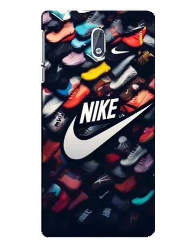 Чехол для Nokia 3.1 с картинкой «Коллекция кроссовок Nike»