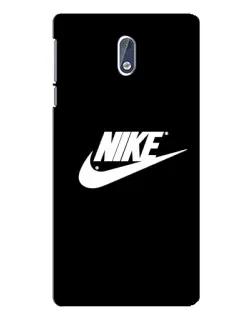 Чехол для Nokia 3.1 с картинкой «Мазки краски Nike»