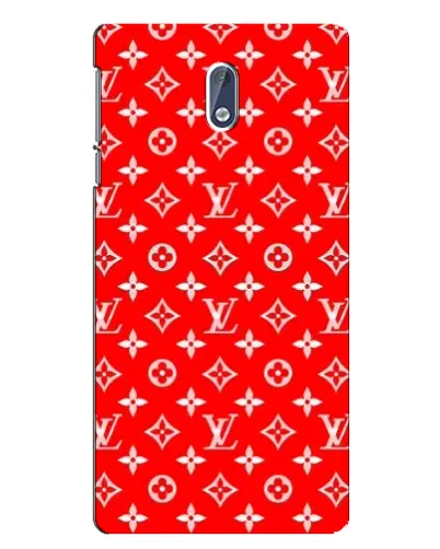 Чехол для Nokia 3.1 с картинкой «Яркий паттерн LV»