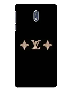 Чехол для Nokia 3.1 с картинкой «Louis Vuitton — минимализм»