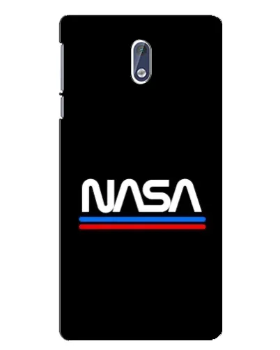 Чехол для Nokia 3.1 с картинкой «NASA — классика Red Blue»
