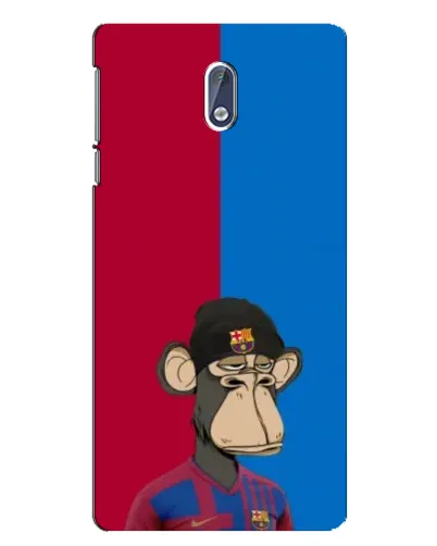 Чехол для Nokia 3.1 с картинкой «Bored Ape — фанат Барсы»