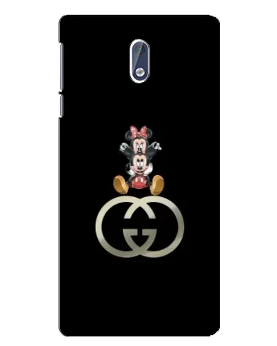 Чехол для Nokia 3.1 с картинкой «Минни Маус на лого»