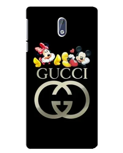 Чехол для Nokia 3.1 с картинкой «Gucci — герои Disney»