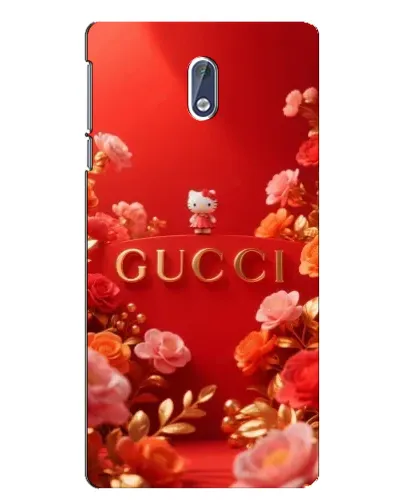 Чехол для Nokia 3.1 с картинкой «Gucci — золотой сад»