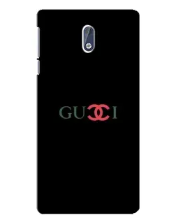 Чехол для Nokia 3.1 с картинкой «Gucci — красный градиент»