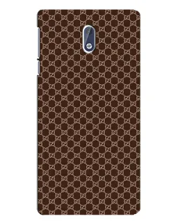 Чехол для Nokia 3.1 с картинкой «Gucci — шоколадная сетка»