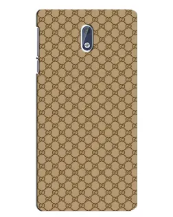 Чехол для Nokia 3.1 с картинкой «Gucci — классический беж»