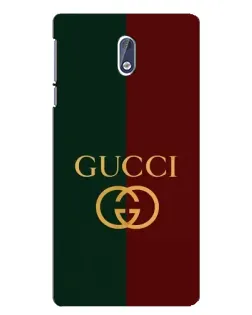 Чехол для Nokia 3.1 с картинкой «Gucci — темно-зеленый градиент»