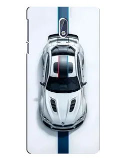 Чехол для Nokia 3.1 с картинкой «Вид сверху — BMW M»