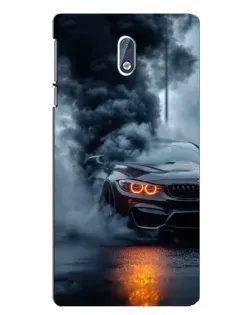 Чехол для Nokia 3.1 с картинкой «BMW M-Power — абстракция»