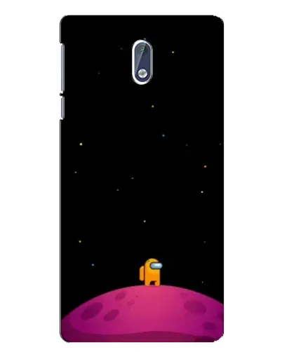 Чехол для Nokia 3.1 с картинкой «Одинокий герой на планете»