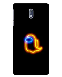 Чехол для Nokia 3.1 с картинкой «Among Us неоновое сияние» Чехол для Nokia 3.1 с картинкой «Among Us неоновое сияние»