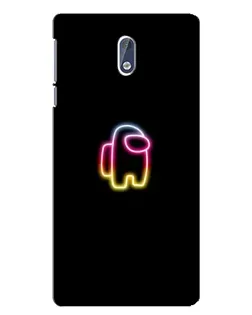 Чехол для Nokia 3.1 с картинкой «Among Us градиент»