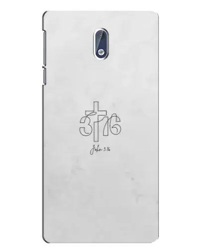 Чехол для Nokia 3.1 с картинкой «Иоанна 3:16 Крест» Чехол для Nokia 3.1 с картинкой «Иоанна 3:16 Крест»