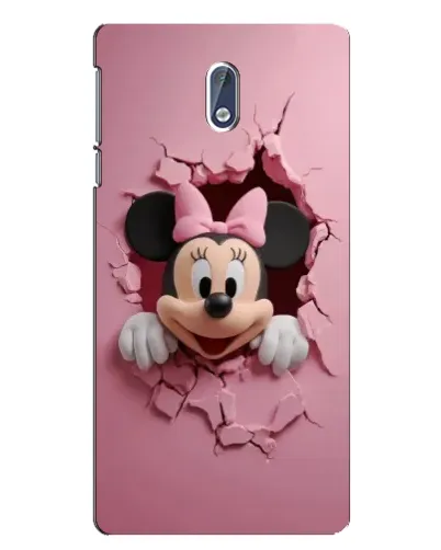 Чехол для Nokia 3.1 с картинкой «Минни сквозь стену»