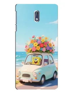 Чехол для Nokia 3.1 с картинкой «Автомобильное путешествие»