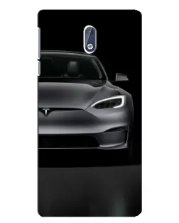Чехол для Nokia 3.1 с картинкой «Tesla Model S Look» Чехол для Nokia 3.1 с картинкой «Tesla Model S Look»