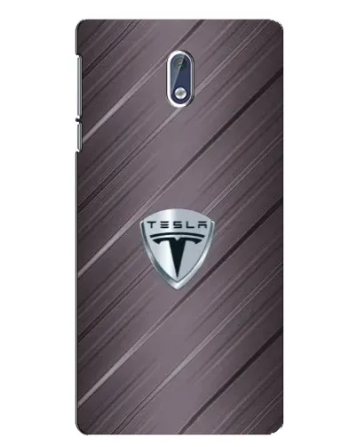 Чехол для Nokia 3.1 с картинкой «Металлическая текстура Tesla» Чехол для Nokia 3.1 с картинкой «Металлическая текстура Tesla»