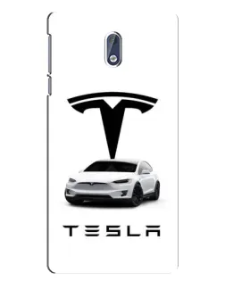 Чехол для Nokia 3.1 с картинкой «Tesla White Style»
