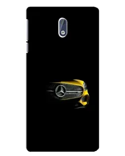 Чехол для Nokia 3.1 с картинкой «Mercedes — ретро стиль»