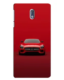 Чехол для Nokia 3.1 с картинкой «Красный Mercedes AMG»