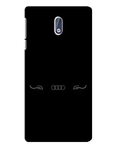 Чехол для Nokia 3.1 с картинкой «Audi — световой подпись»