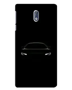 Чехол для Nokia 3.1 с картинкой «Взгляд Audi в темноте»