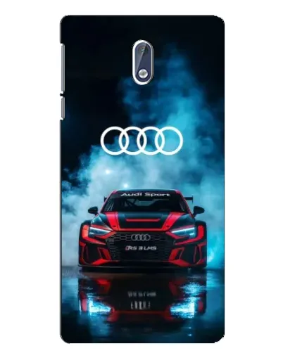 Чехол для Nokia 3.1 с картинкой «Audi Sport — неон»