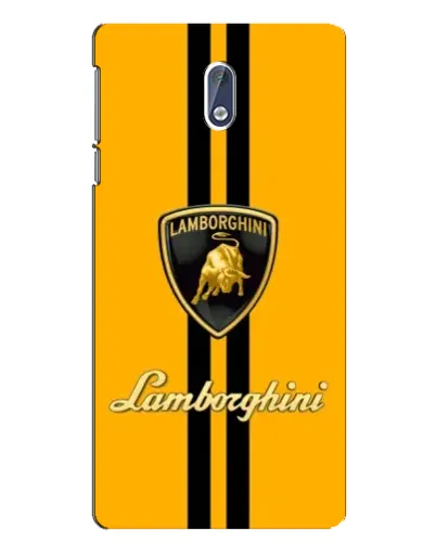 Чехол для Nokia 3.1 с картинкой «Lamborghini Stripe желтый»